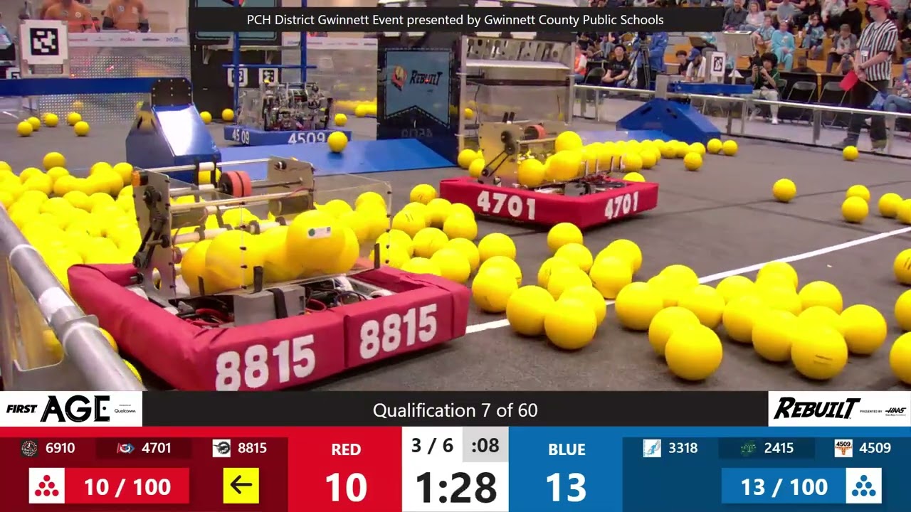 Qualification Match 7 - PCH District Gwinnett Event presented by GCPS
