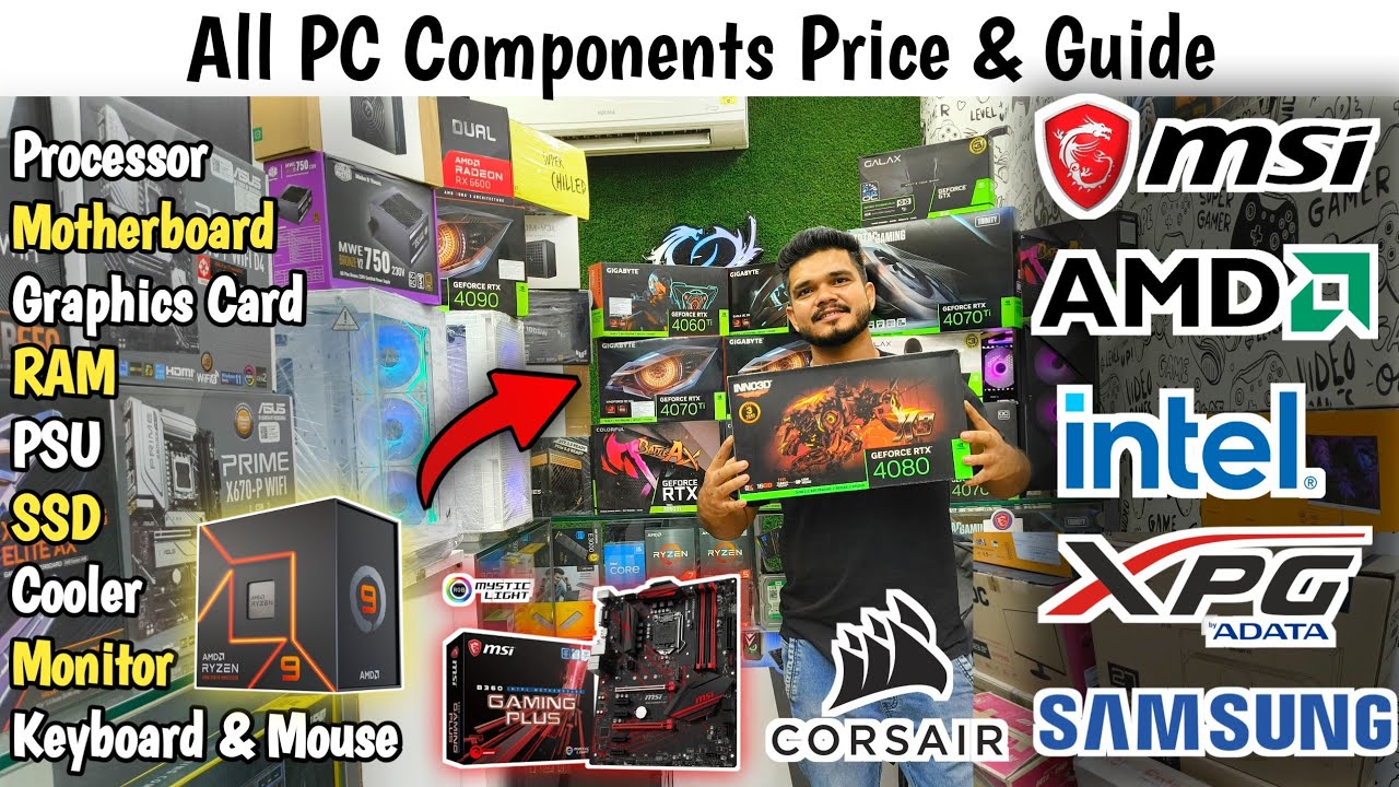 PC Components Prices & PC Build Guide 2024 | Graphics Card,SSD,RAM, PSU, Monitor, Etc.