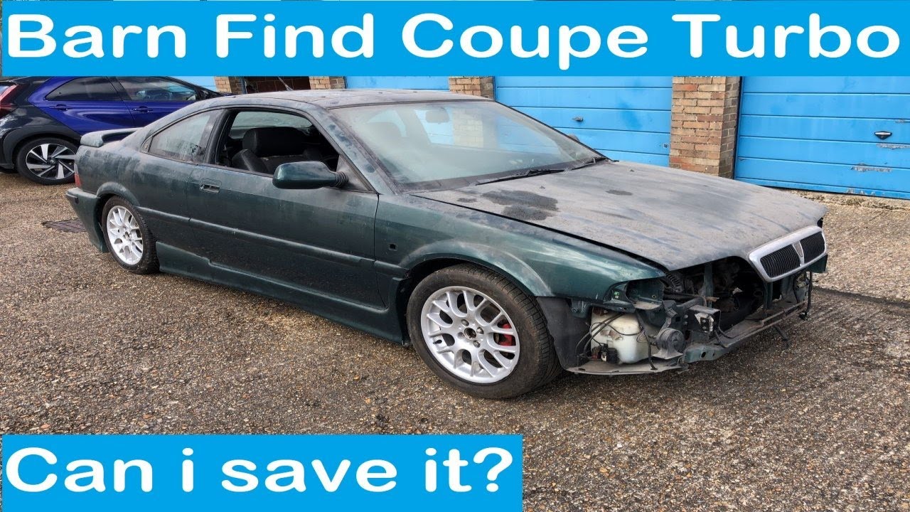 Rover Coupe Turbo…. НАХОДКА В САРАЕ… турбо-кот