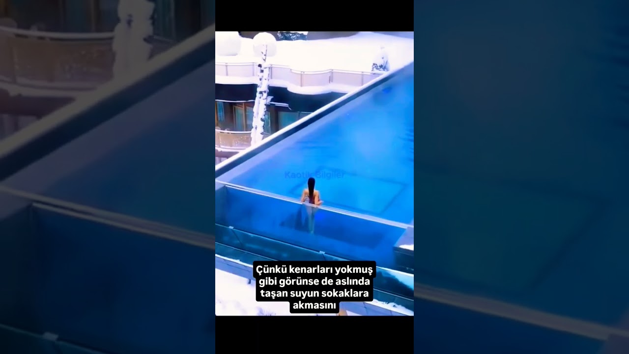 Sonsuzluk Havuzu G&ouml;r&uuml;nd&uuml;ğ&uuml; Gibi Tehlikeli Değil Mi?   #reels #fypviral #kesfet #kesfetteyiz #viral