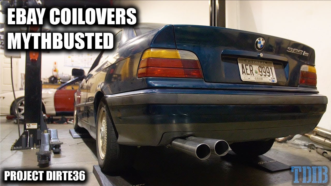 How BAD Are Ebay Coilovers and Blast Pipes? - Project DirtE36 Ep. 1