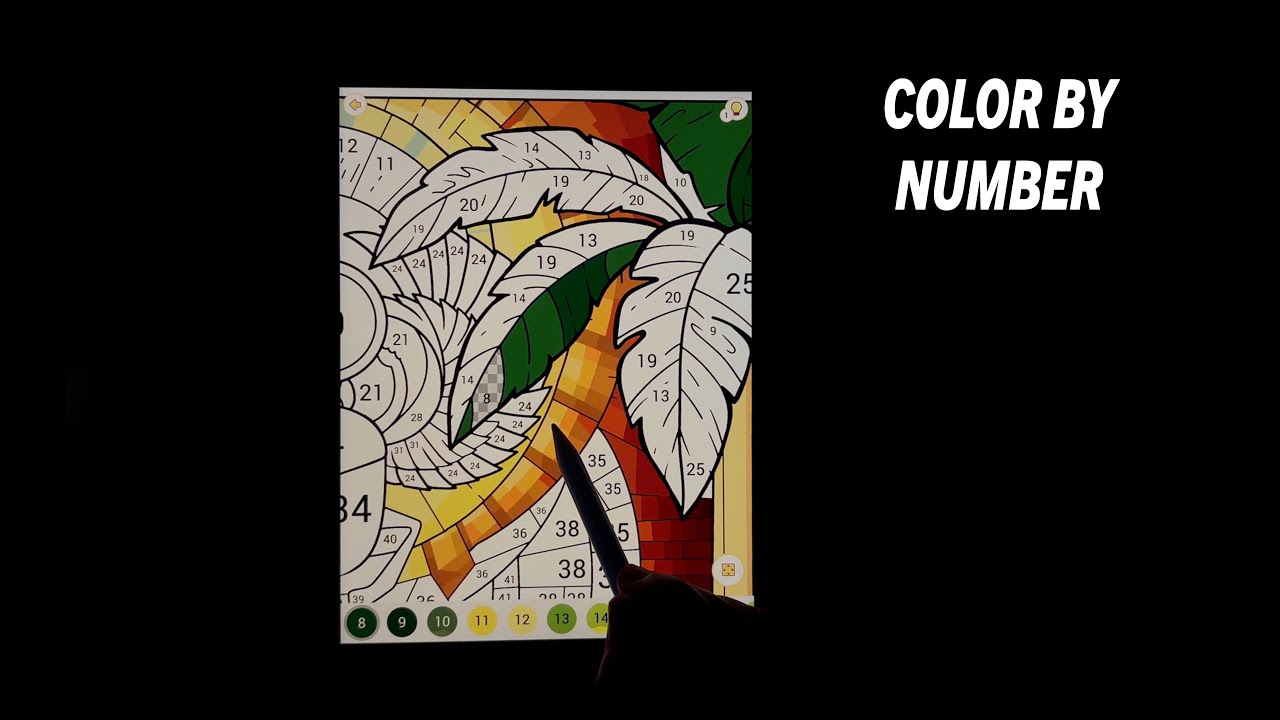 Coloring an Egyptian Lounge | ASMR iPad Tapping | No Talking