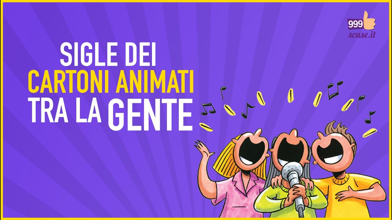 Sigle dei CARTONI ANIMATI tra la gente - What's Up?
