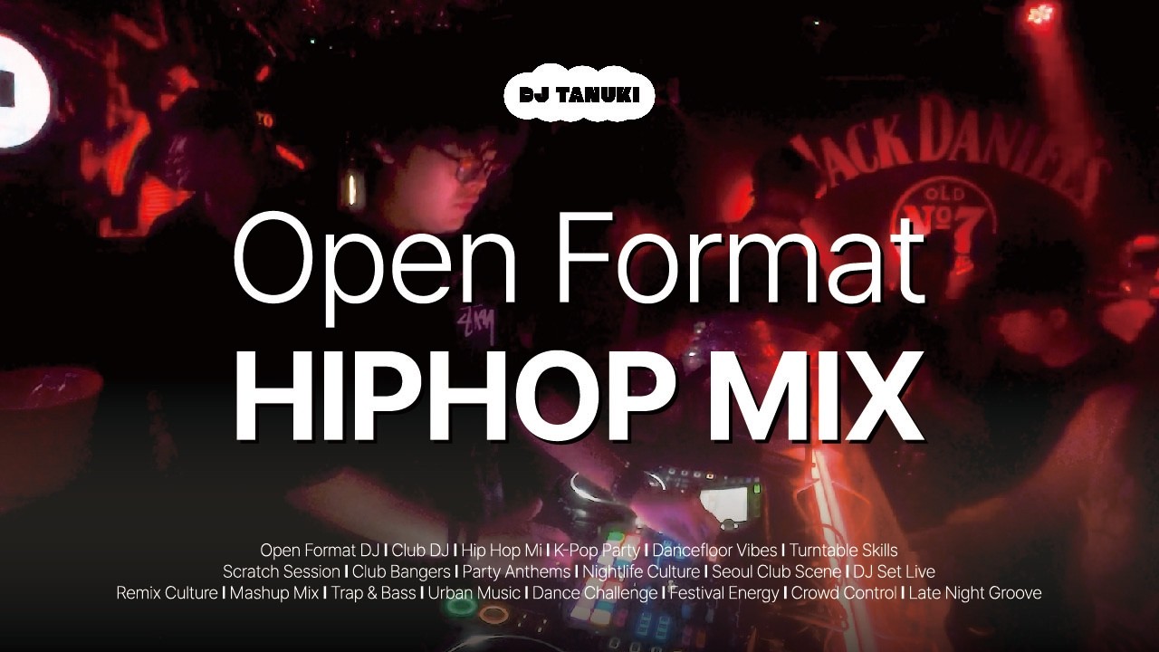 Open Format HipHop Mix in a Korean Club l DJ TANUKI Playlist l (hiphop/kpop/pop/dnb)