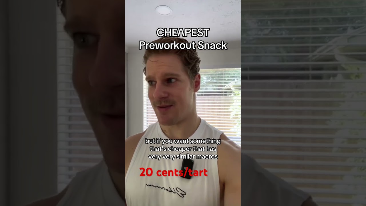 Cheapest preworkout snack