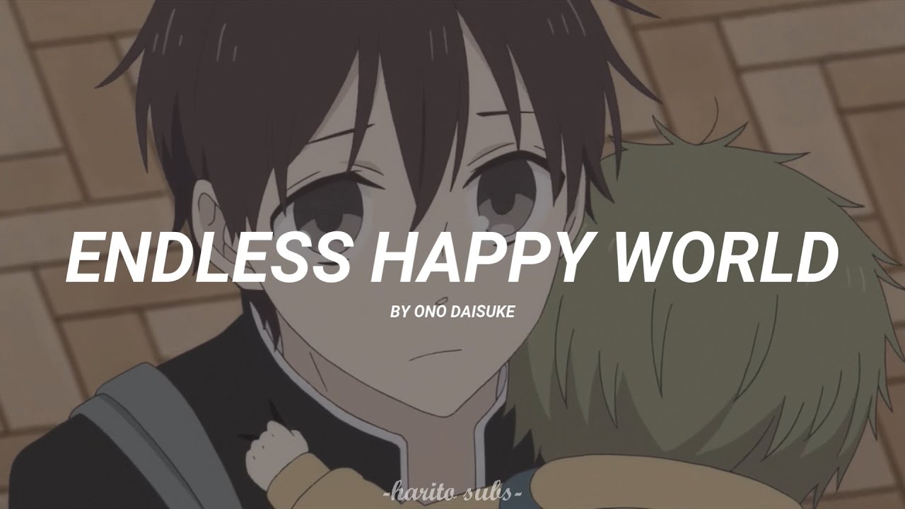 ENDLESS HAPPY WORLD by Ono Daisuke || ENG SUB || (Gakuen Babysitters opening theme)