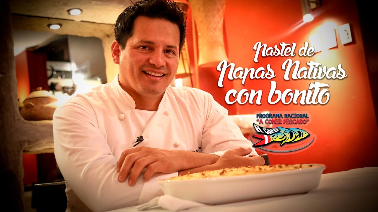 Flavio Solórzano te enseña a preparar 'Pastel de papas nativas con bonito'