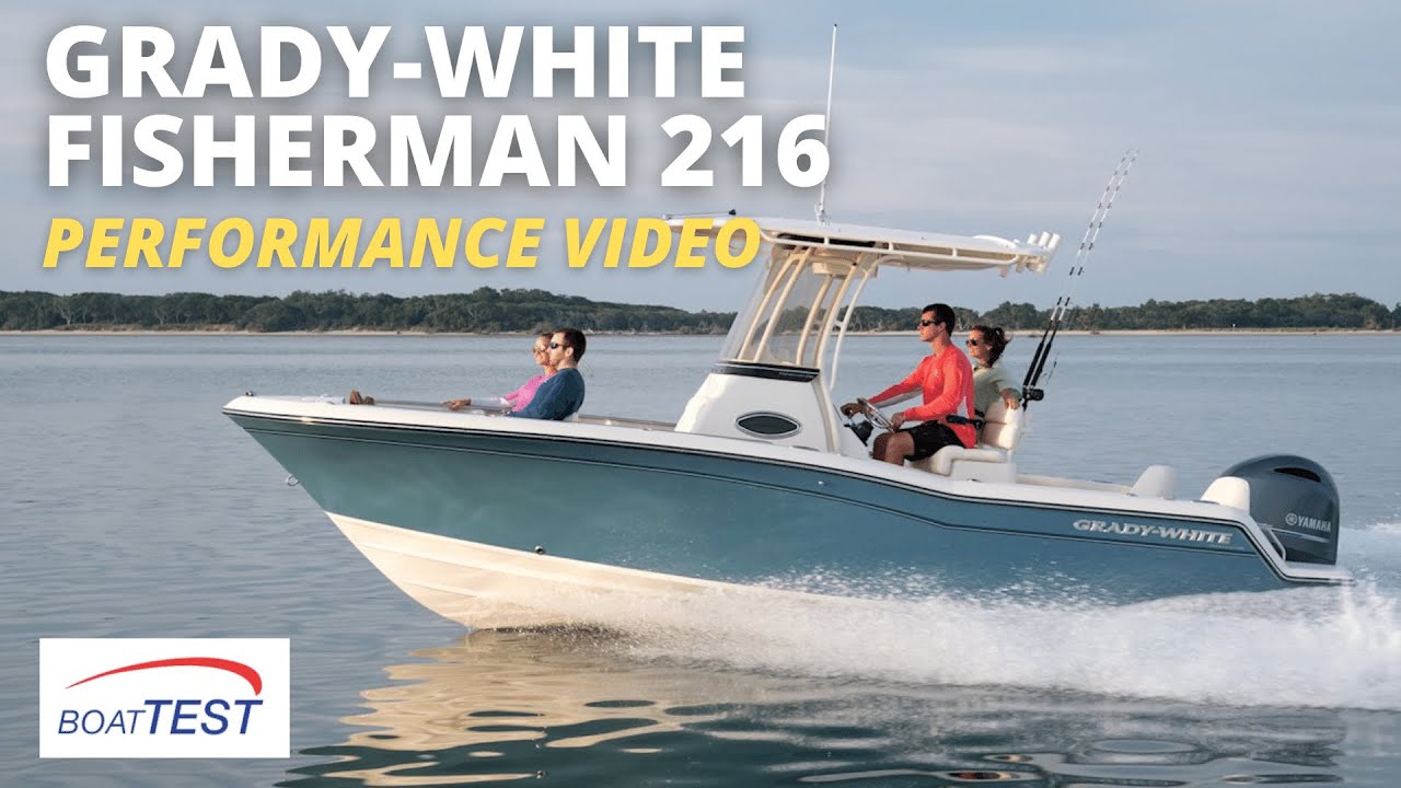 Grady-White Fisherman 216 (2018) - Test Video by BoatTEST.com