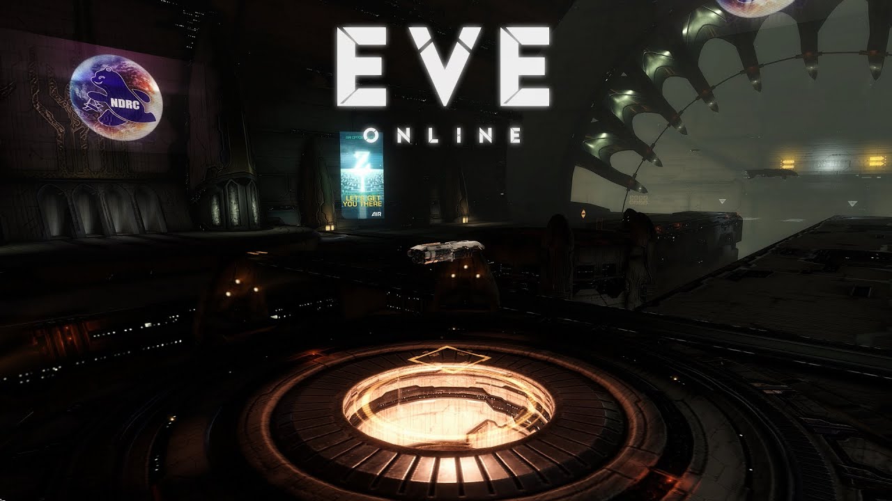 Ambient of Amarr space station | Eve Online | 1 hour