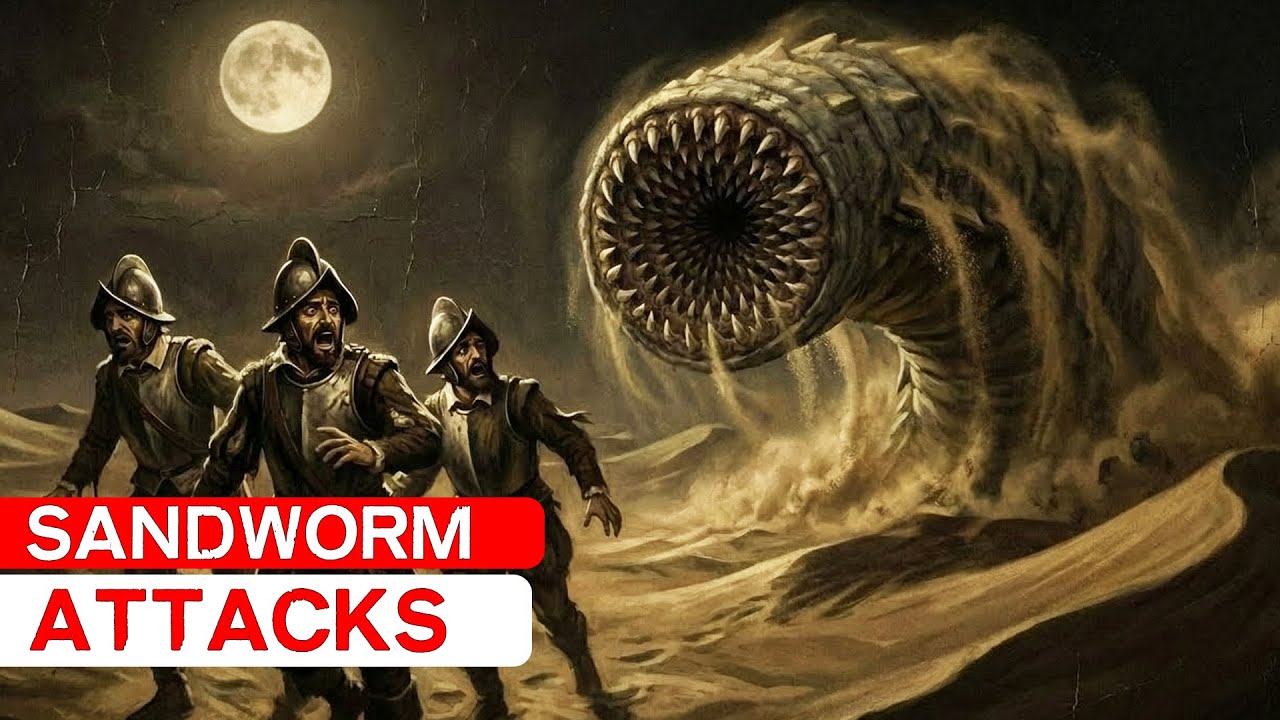 In 1627 a Spanish caravan swore they were chased by the Desert Worm in Atacama