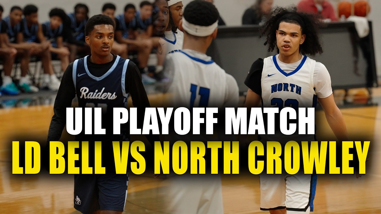 #2 NORTH CROWLEY & ISAAK HAYES VS CRAFTY GUARD & LD BELL TEXAS UIL PLAYOFFS RD 1