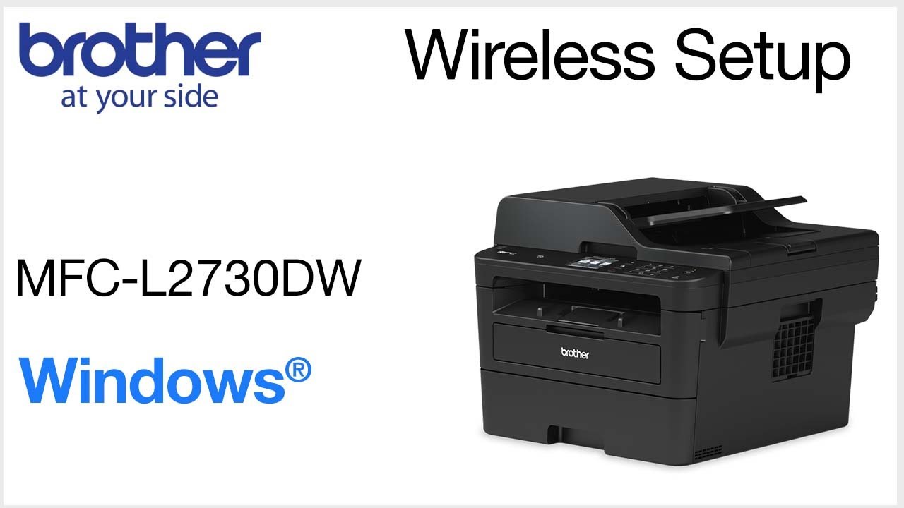 Connect MFCL2730DW to a wireless computer - Windows
