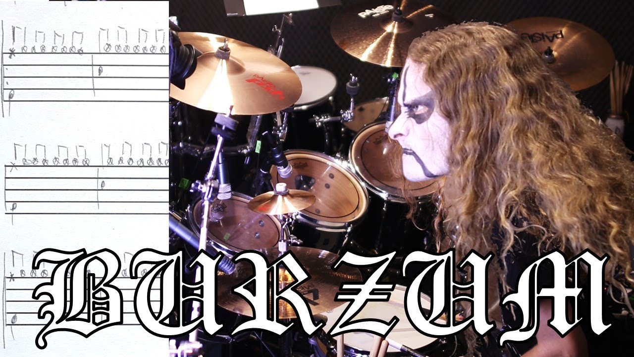 BURZUM - Beholding the Daughters of the Firmament (drum cover + notation)