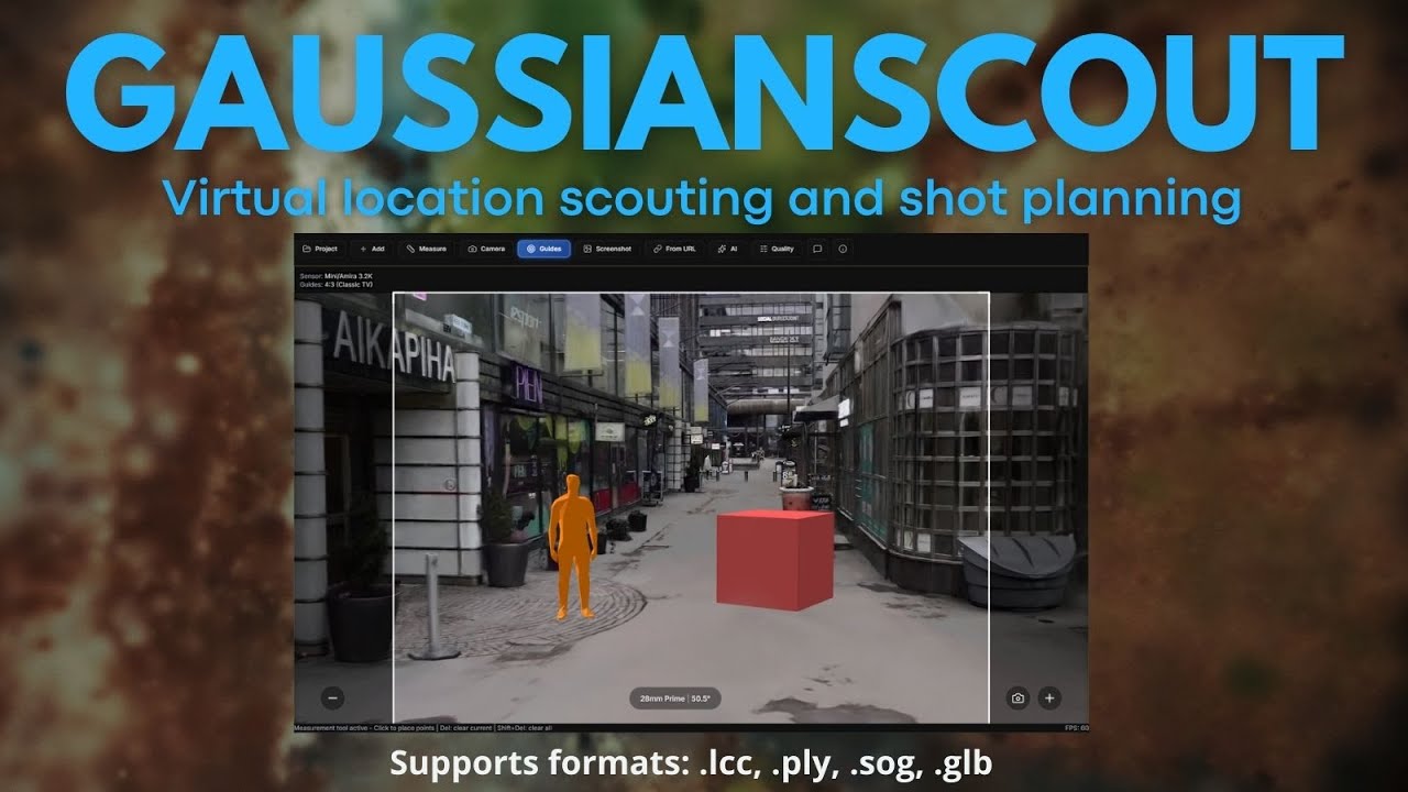 Gaussian Splat Viewer for Filmmakers