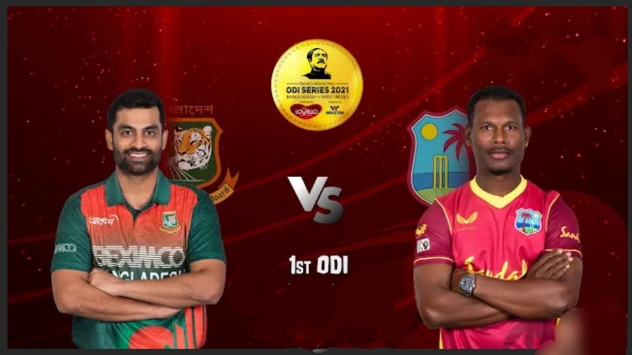 Bangladesh vs West Indies 1st ODI Live | Mirpur | Dhaka  | Live streaming
