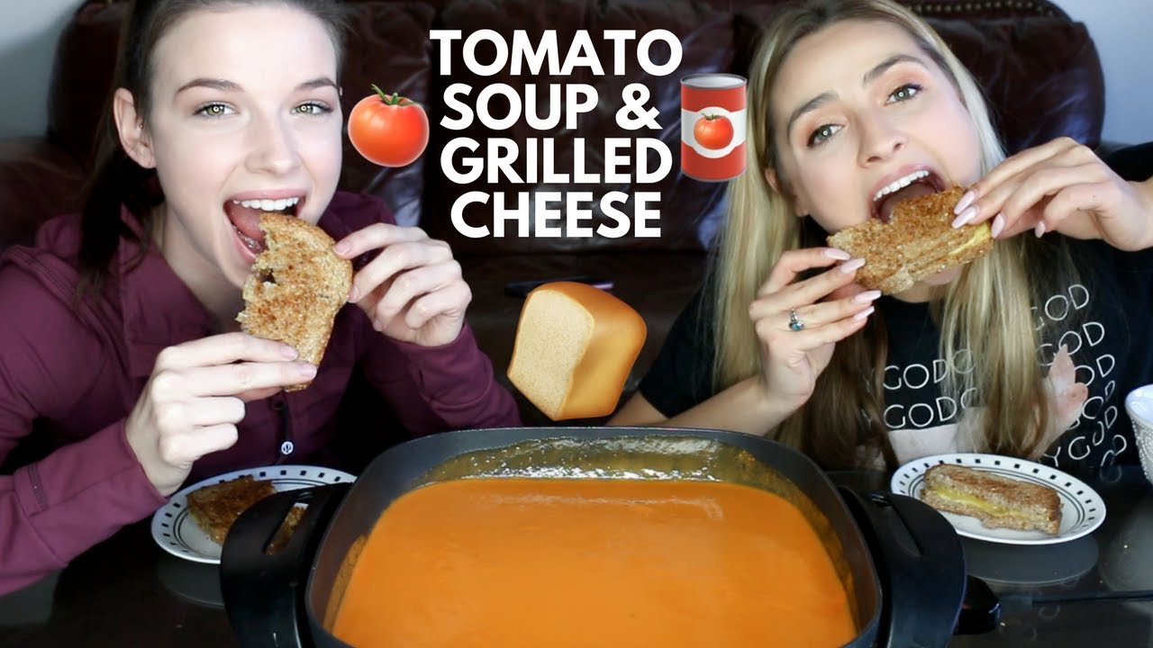 Tomato Soup and Grilled Cheese Mukbang!
