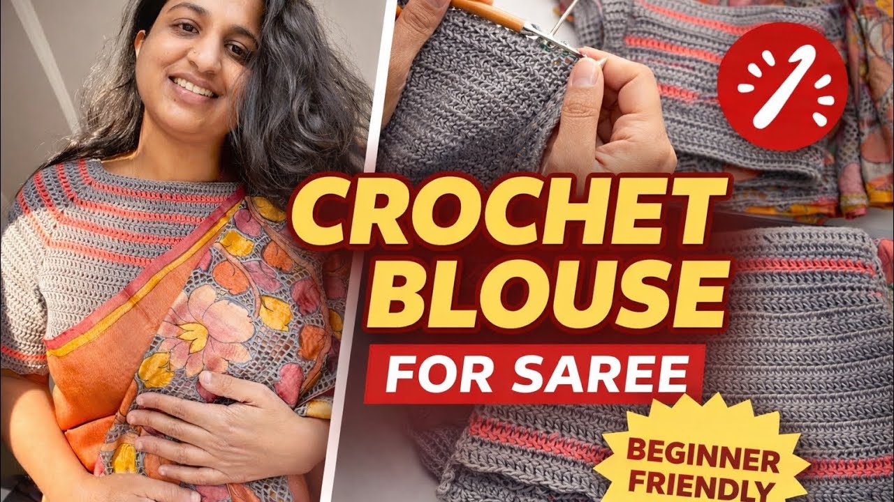 Crochet Blouse Beginner Friendly Tutorial 