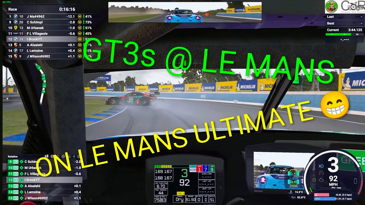 LE MANS ULTIMATE!!!  Bronze races at Le Mans 🤕 Wish me luck 👍LIVE!!!