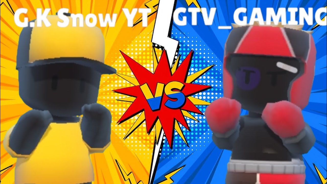 1V1 WITH @GtvGaming871 in Stumble Guys | G.K Snow YT Tamil 