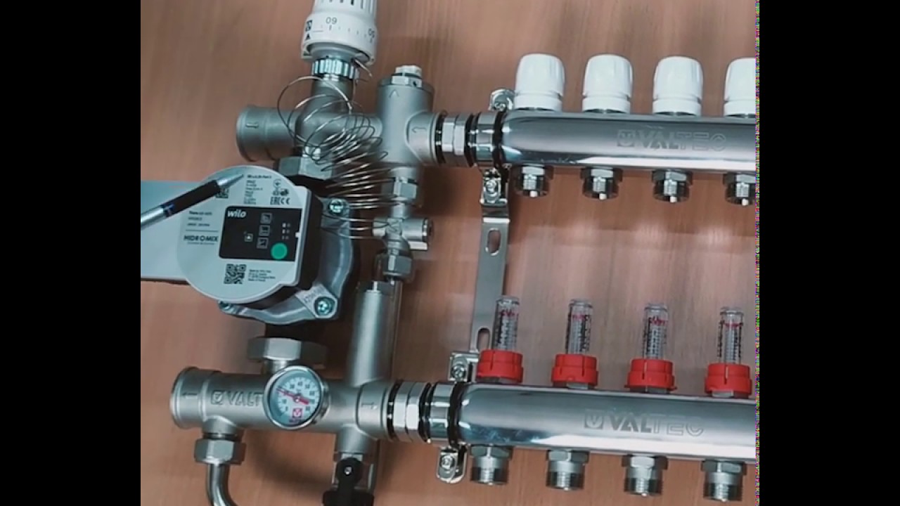 💧 Насосно-змішувальний вузел VALMIX для теплої підлоги в магазині 🔥💧 INWARM ☀️❄️