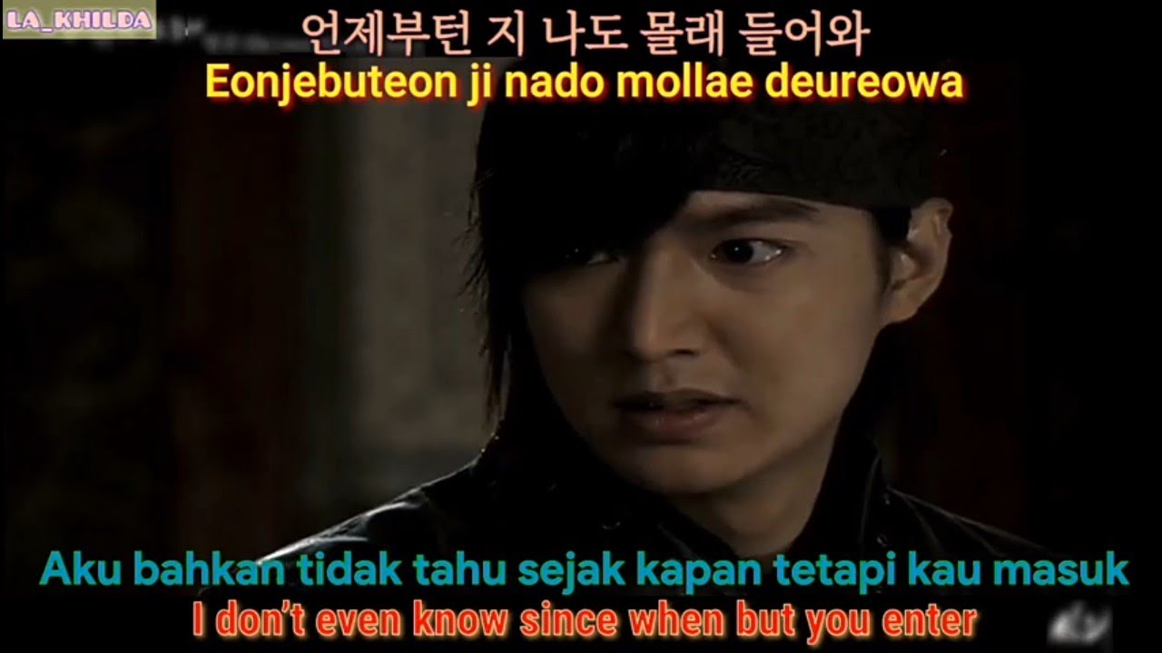 (MV lyrics Sub Indo Eng) Sung Hoon (Brown Eyed Soul) - Look at you (그대를 봅니다) (OST Faith) (LA_KHILDA)