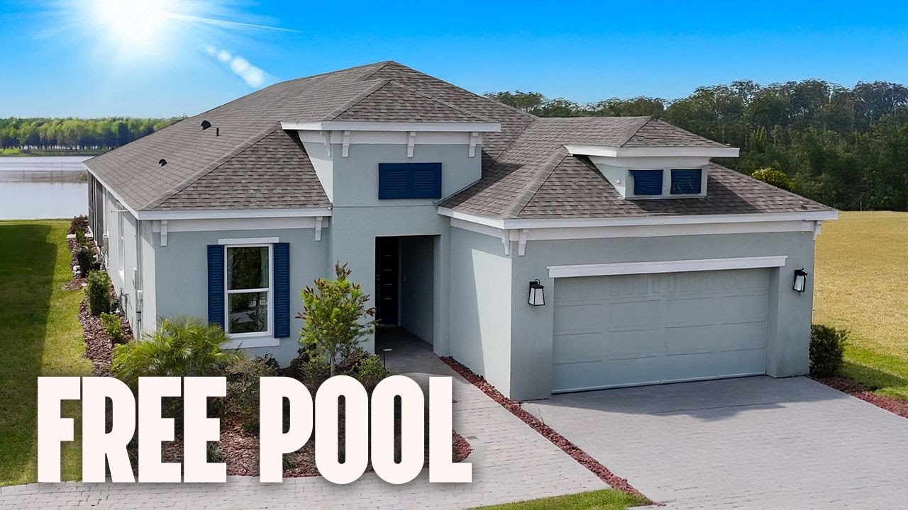 FREE Pool Included — NEW Customizable Florida Home with NO Rear Neighbors
