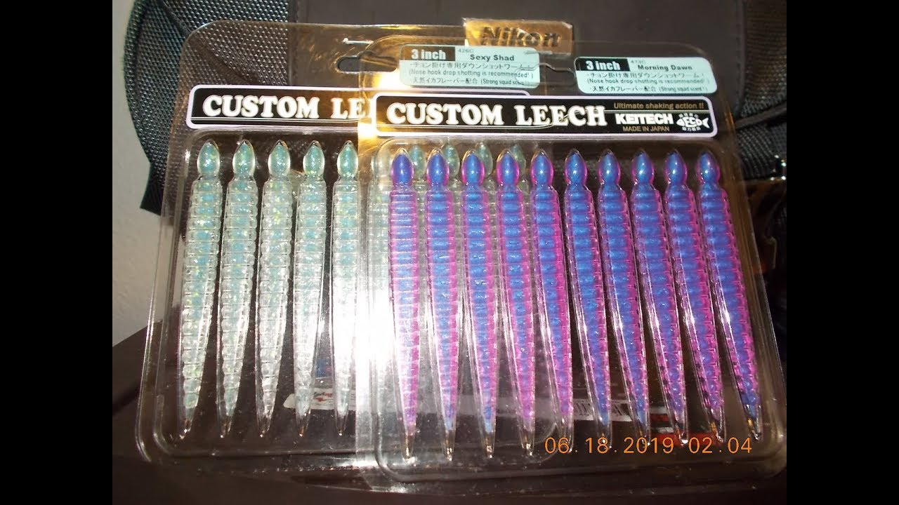 Keitech Custom Leech Soft Plastic Bait / Lure Review