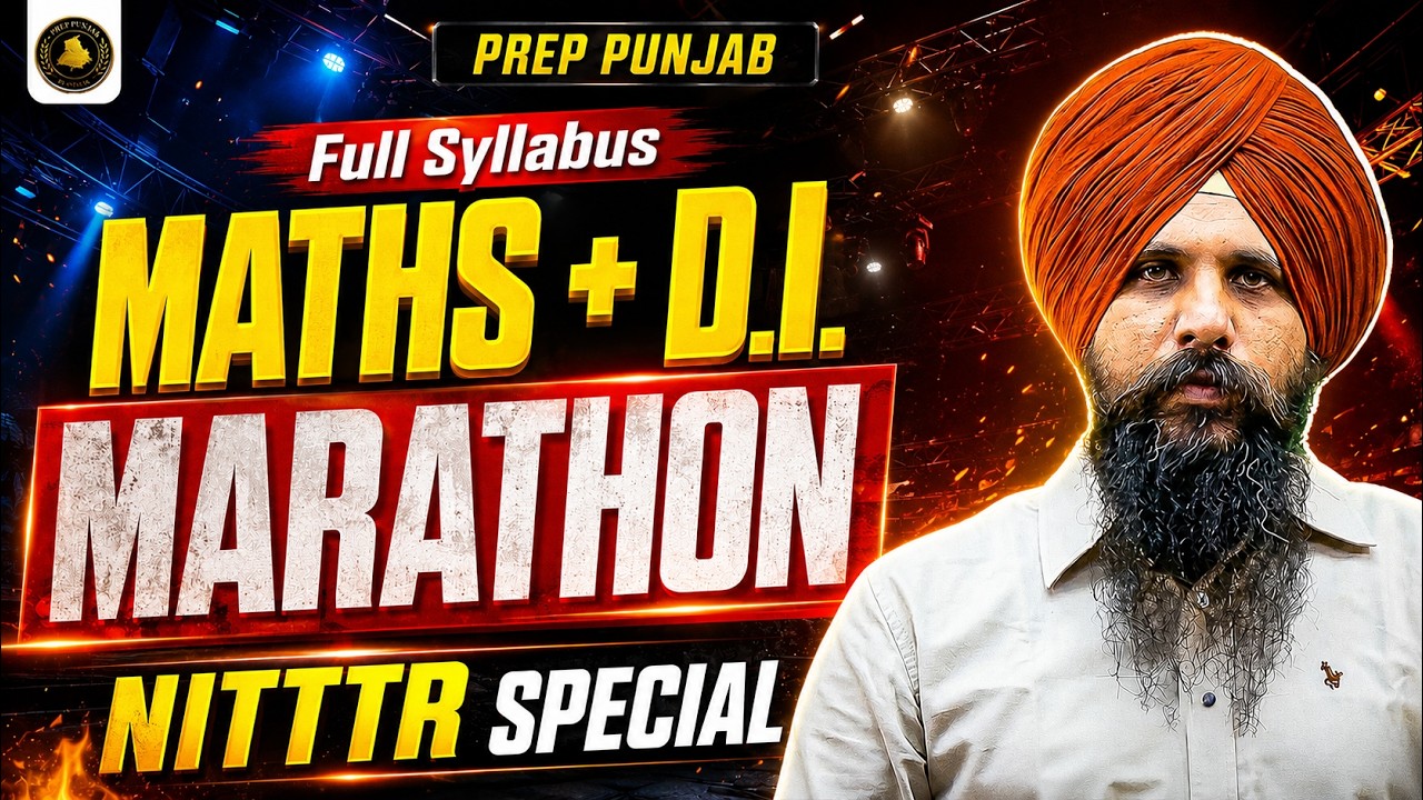 Maths & D.I ਦਾ ਸਭ ਤੋਂ ਤਕੜਾ Marathon 🔥| Excise Inspector 2026 | Theory + MCQs by Antarpreet Sir