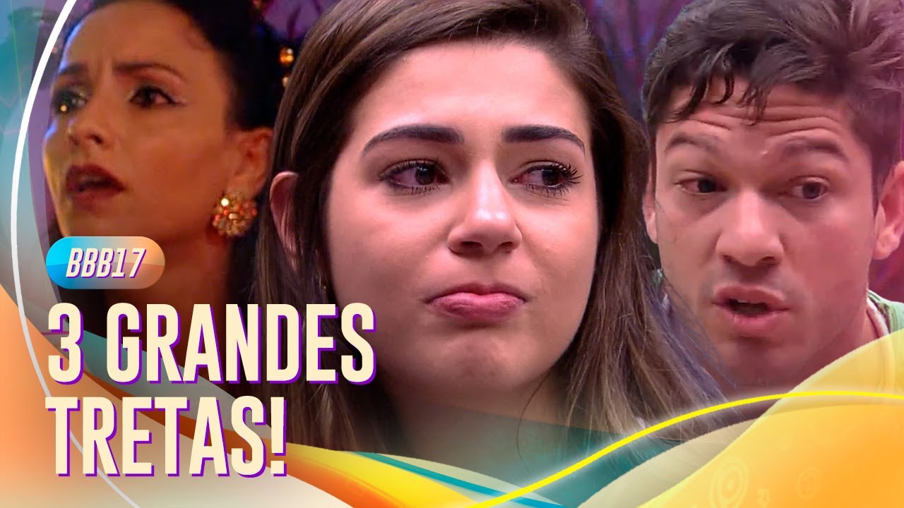 3 GRANDES TRETAS DO BBB 17: VIVIAN X EMILLY, IEDA X LUIZ FELIPE E ILMAR X MARINALVA! | BBB 17