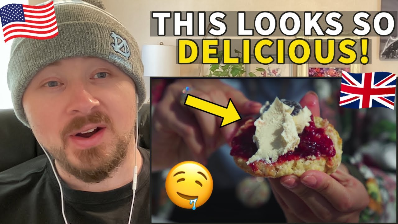 American Reacts to How Clotted Cream Is Made In England