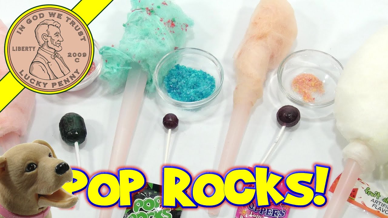 Pop Rocks Cotton Candy! Dum Dums, Blow Pops, Tootsie Pops & Apple Lollipops