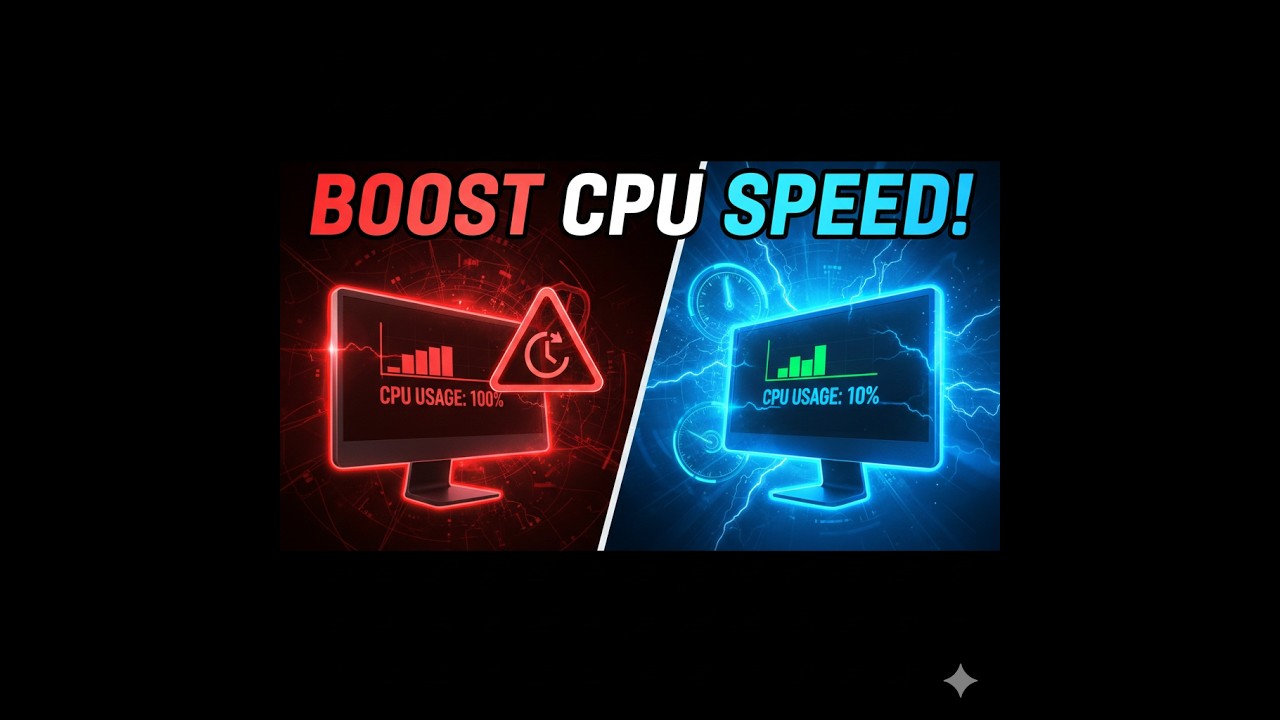 Your PC is Slow? Try These 8 Hidden Windows CPU Boost Tricks (INSANE Results!)