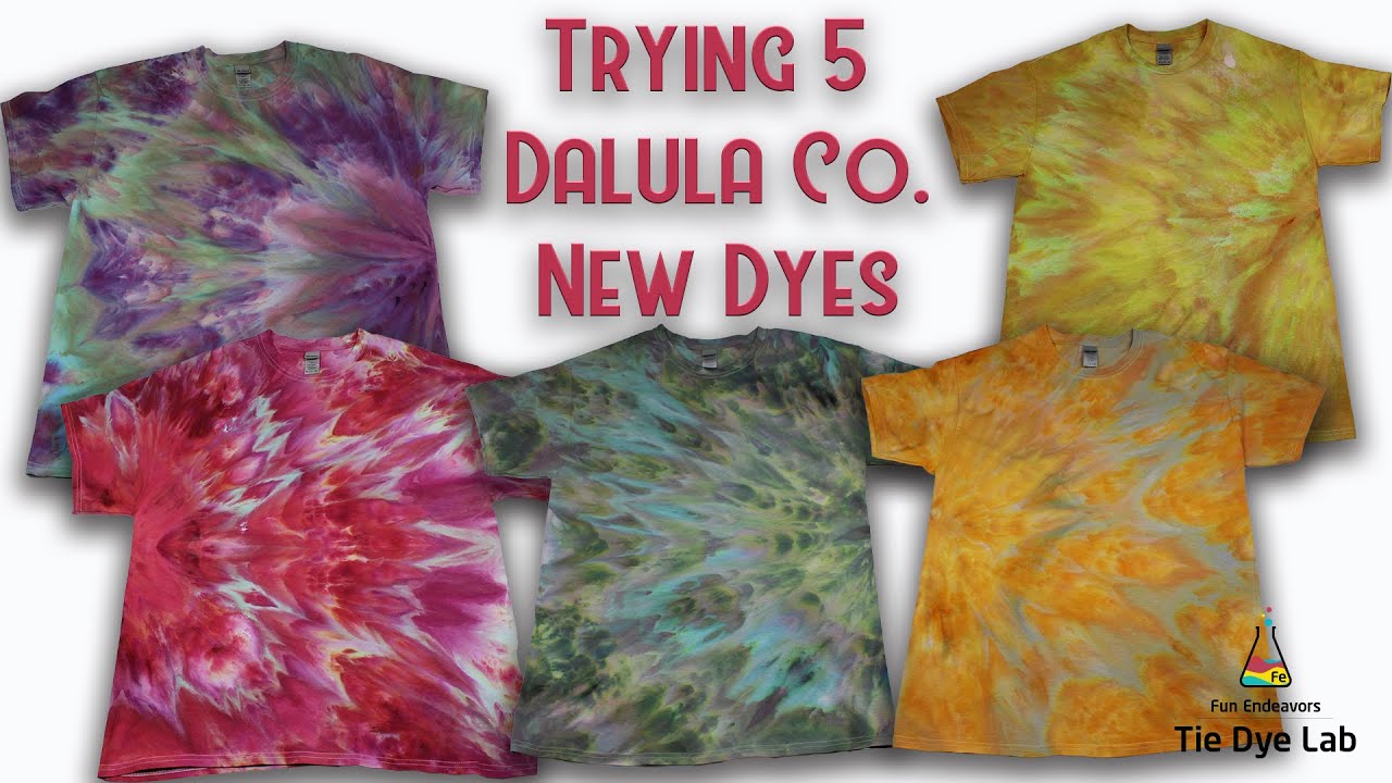 Tie Dye Designs: Testing Dalula Co. 5 New Ice Dye Colors