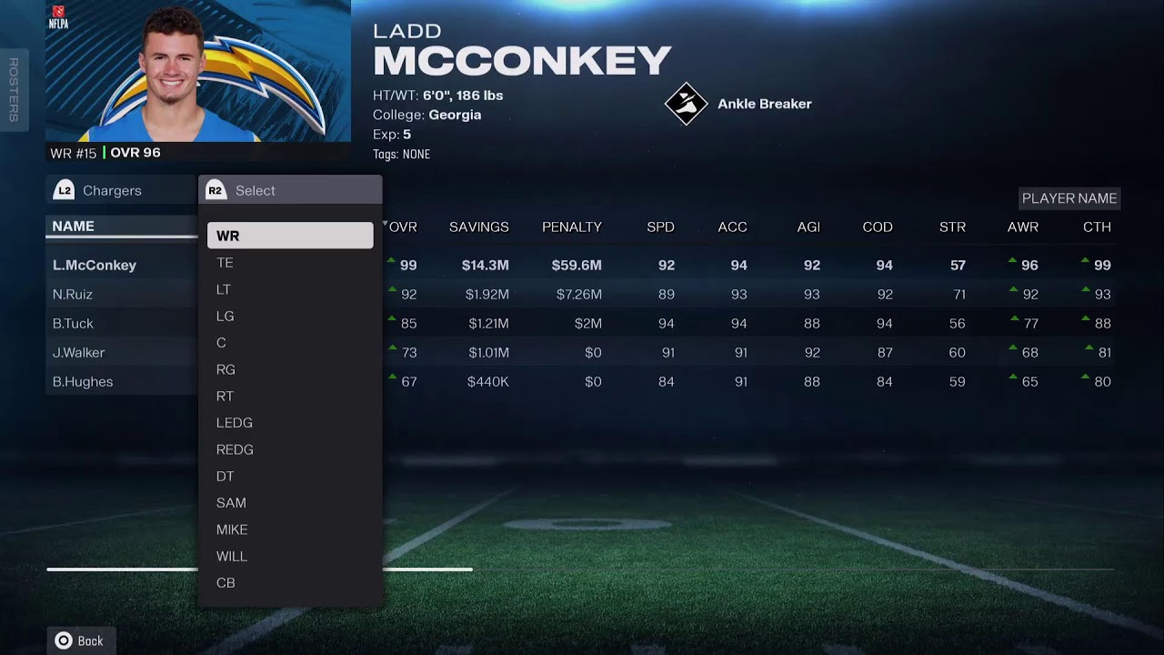 M26 The Colosseum S5 wk14 Player Upgrades