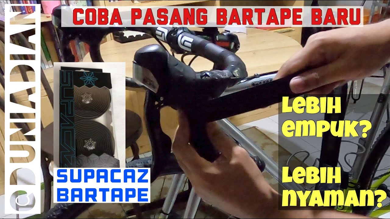 PASANG BARTAPE SEPEDA | Bartape Supacaz | Upgrade Pias Scarab Part 3 | duniadianSEPEDAHAN #23