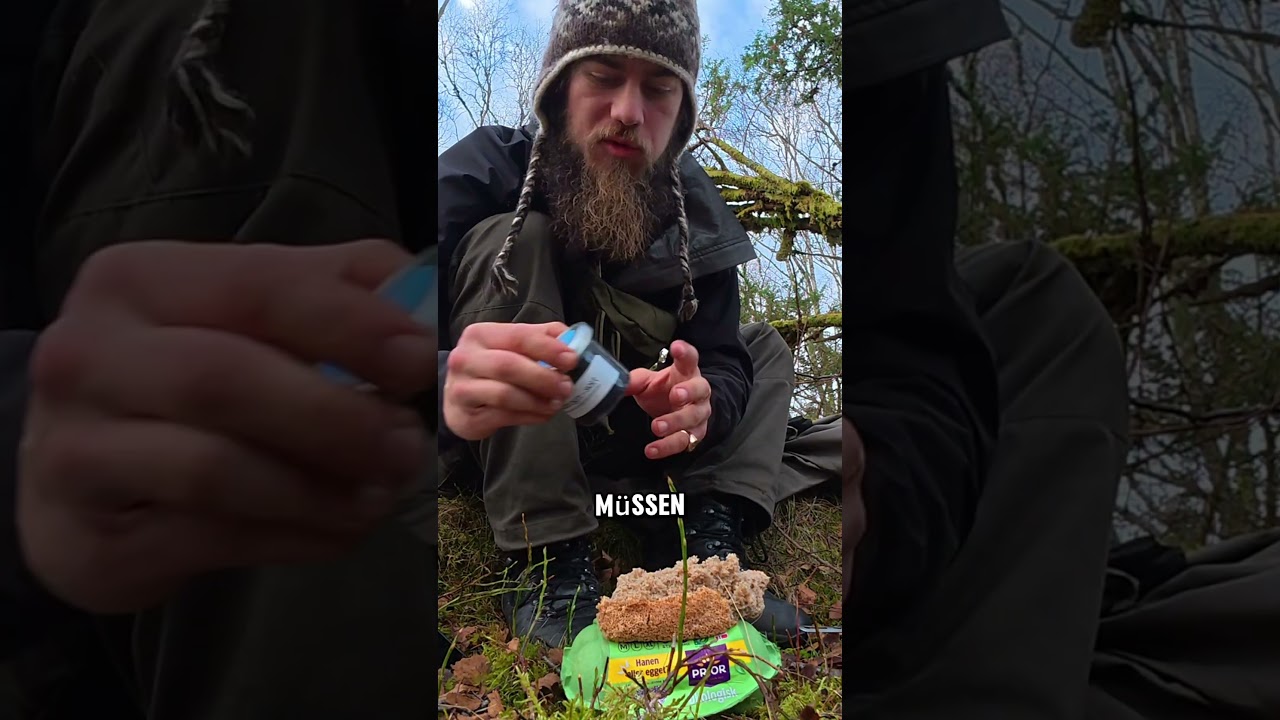 Es raucht Stark beim Kochen im Wald #wandern