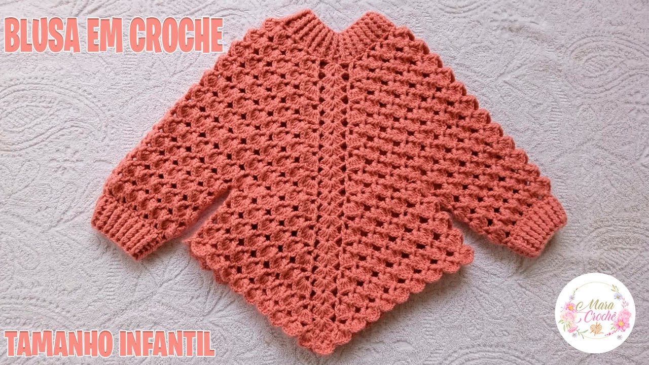 PASSO A PASSO DESSA LINDA BLUSA EM CROCHE SUPER FACIL E SIMPLES