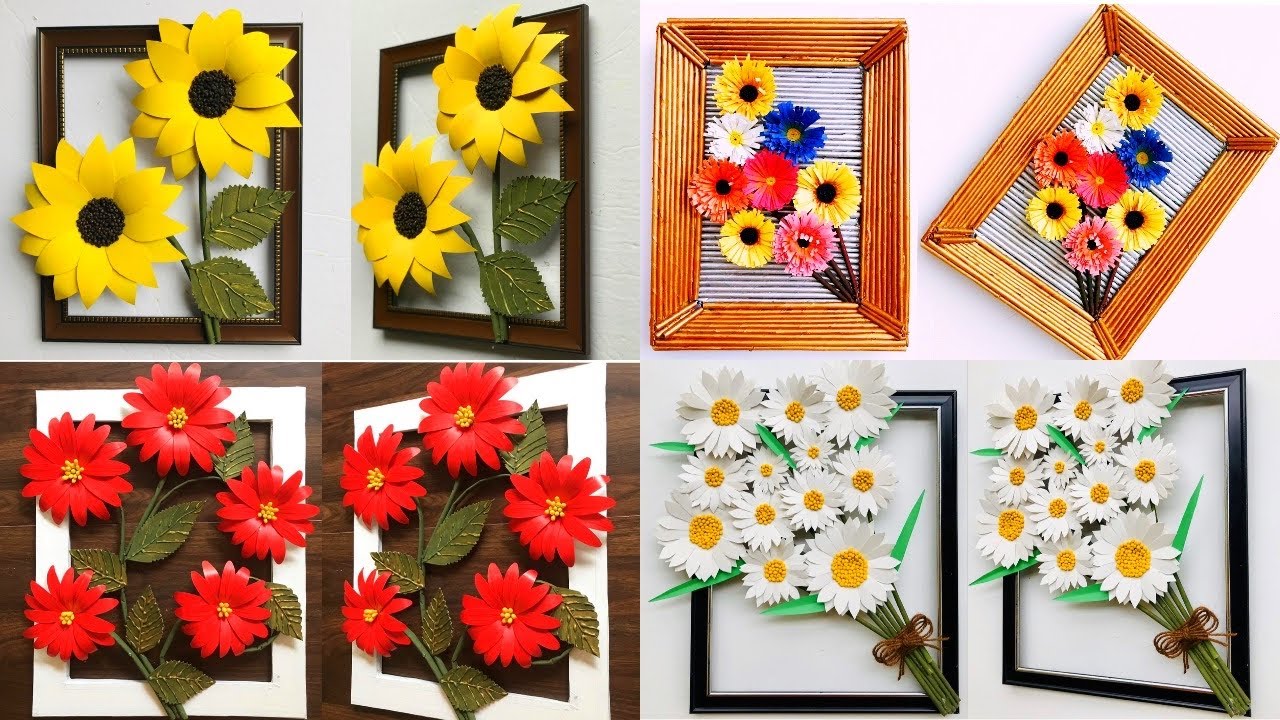 DIY Best 4 Home Decor Ideas  | Easy & Beautiful Wall Decors | Inexpensive Decors | #54 |