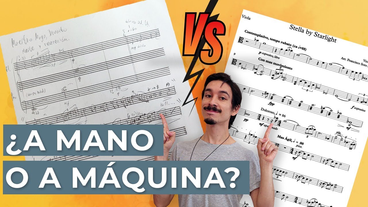 ESCRIBIR MÚSICA: ¿A mano o con programas? [PROS Y CONTRAS de C/U]