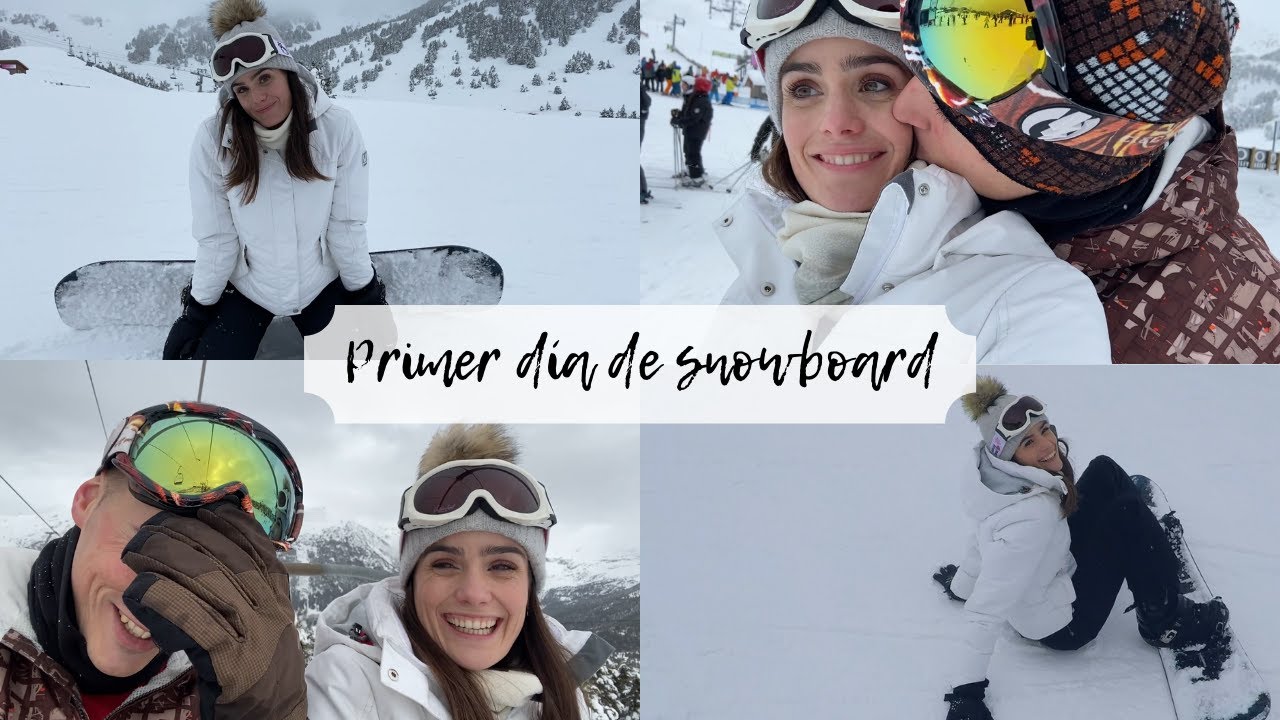 Mi primera vez haciendo snowboard (parte 1)   I    Natalia Garaiko