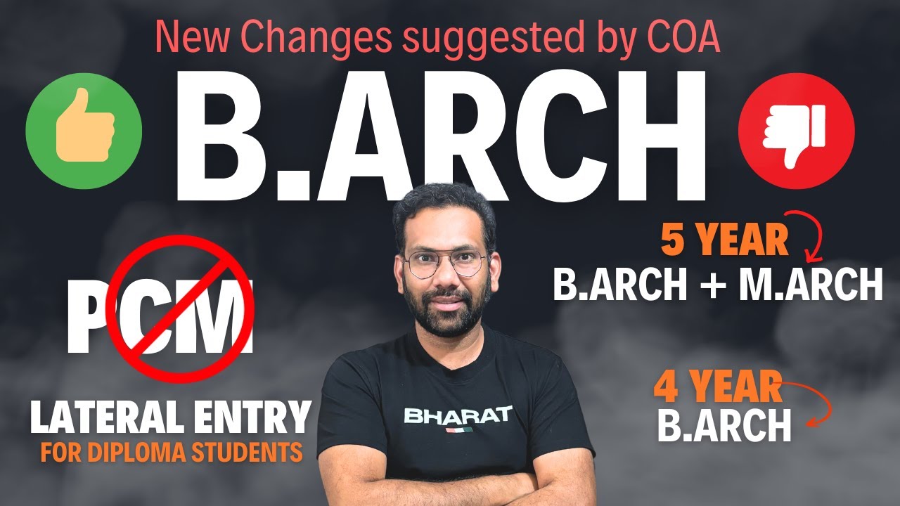 COA's New Rules for B.Arch 2025 | NO PCM | Lateral ADMISSION |NATA 2025 Update | ArchGenesis