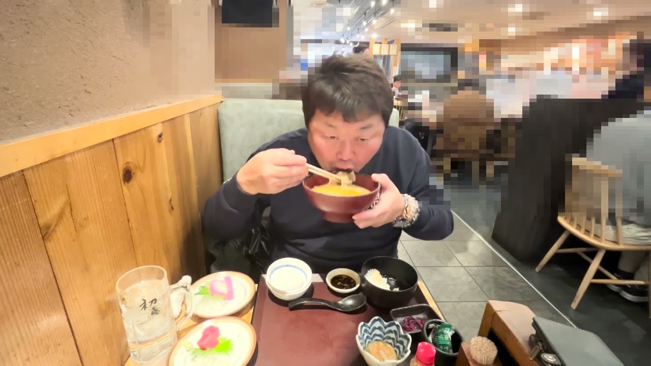 豚汁刺身定食