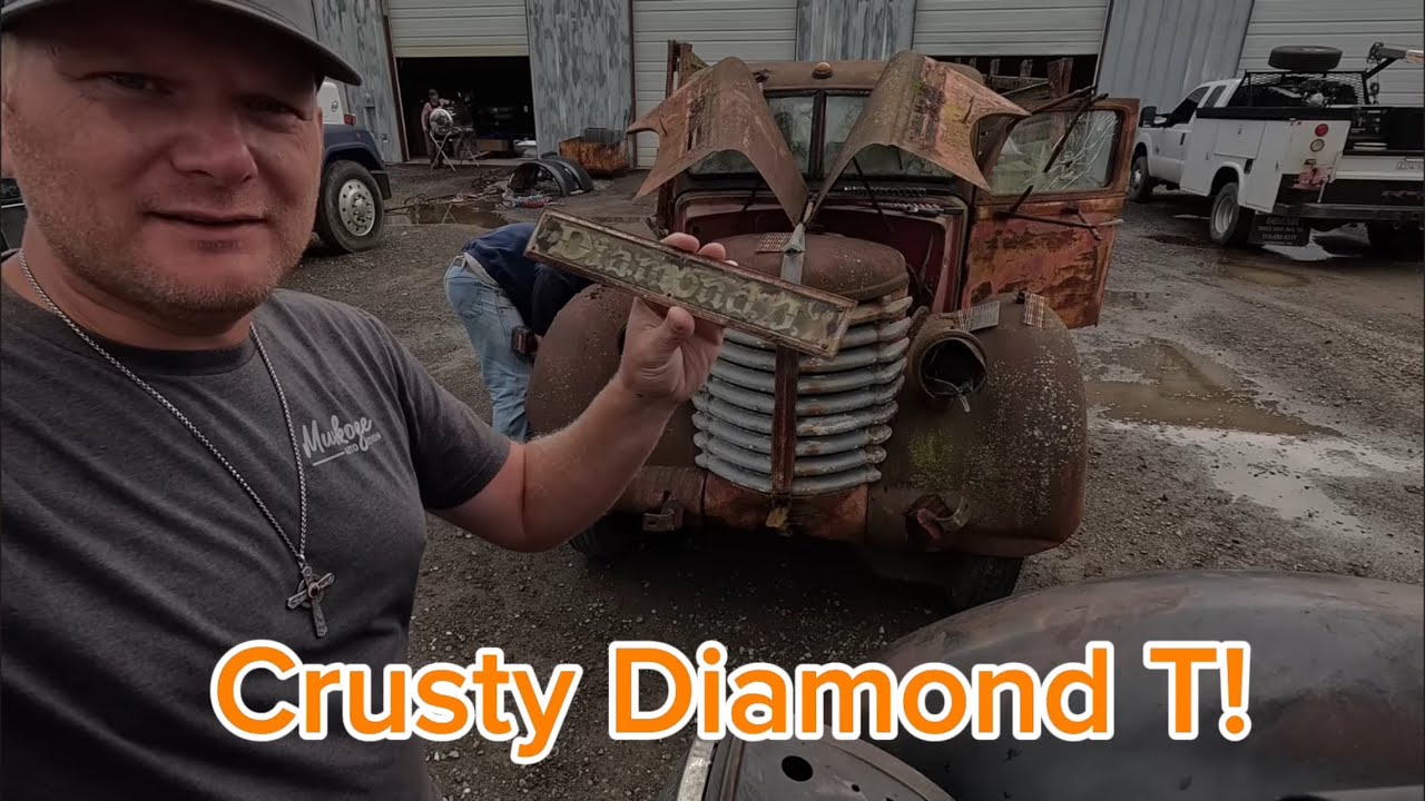 Я купил Crusty Diamond T в Cory Wheat Customs! Использую его для деталей моего Cummins Diamond T!