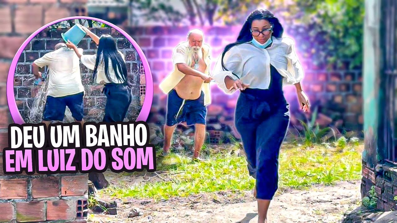 IZALICK DEU UM BANHO NO SEU PAI ELE TAVA FEDENDO MUITO | IZALICK