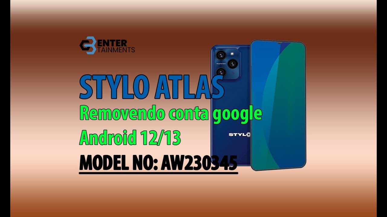 Como remover conta google no Stylo Atlas no Android 12/13 UnlockTool