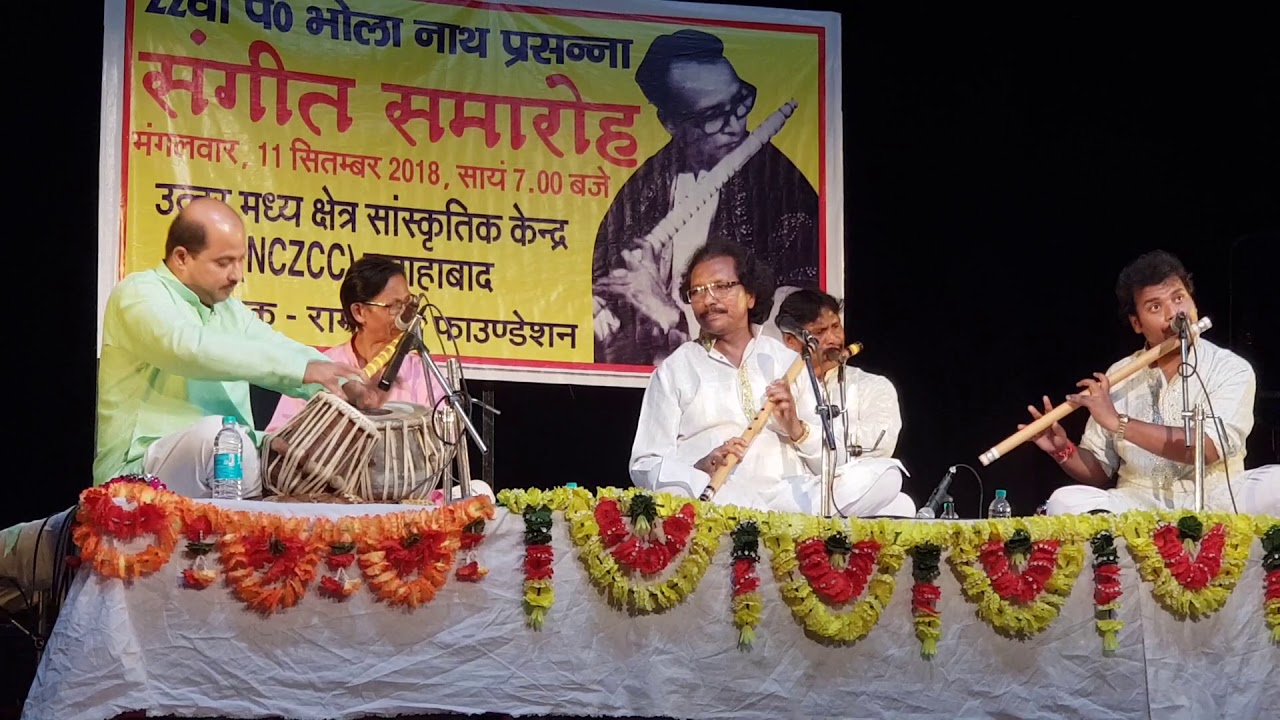Part -1 Live Bansuri Jugalbandi - Pt.Ram Krishna & Priyank Krishna Raag Airawat