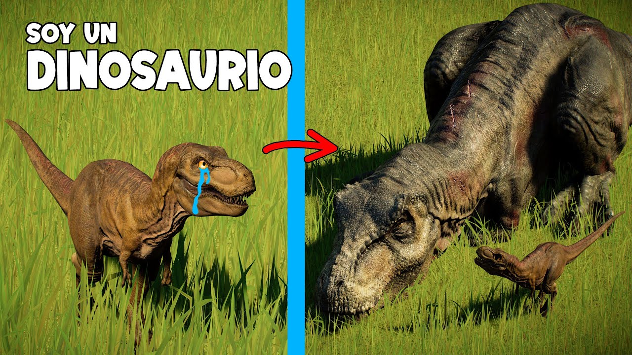 SALVAR A REXY! LA CRIA DINOSAURIO SECRETA rescata a su madre Tiranosaurus Jurassic World Evolution 2