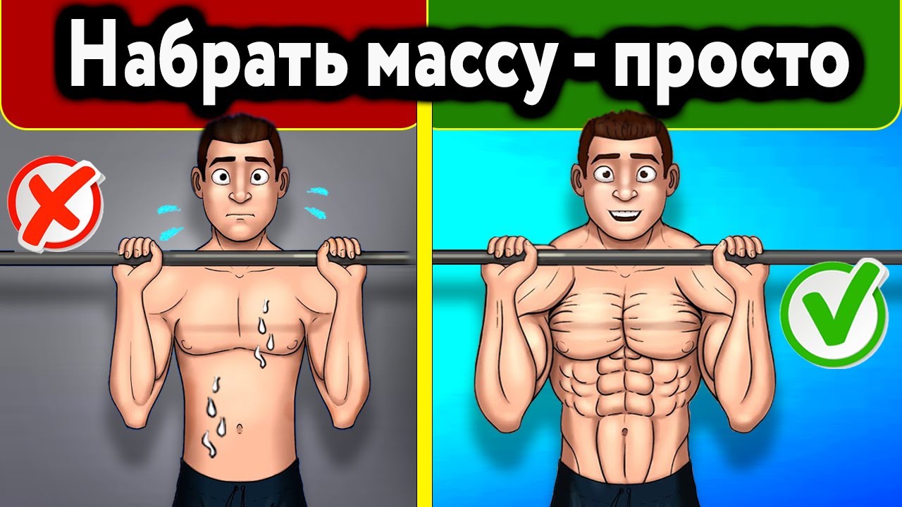 Как набрать массу на турнике: всё что надо для массонабора
