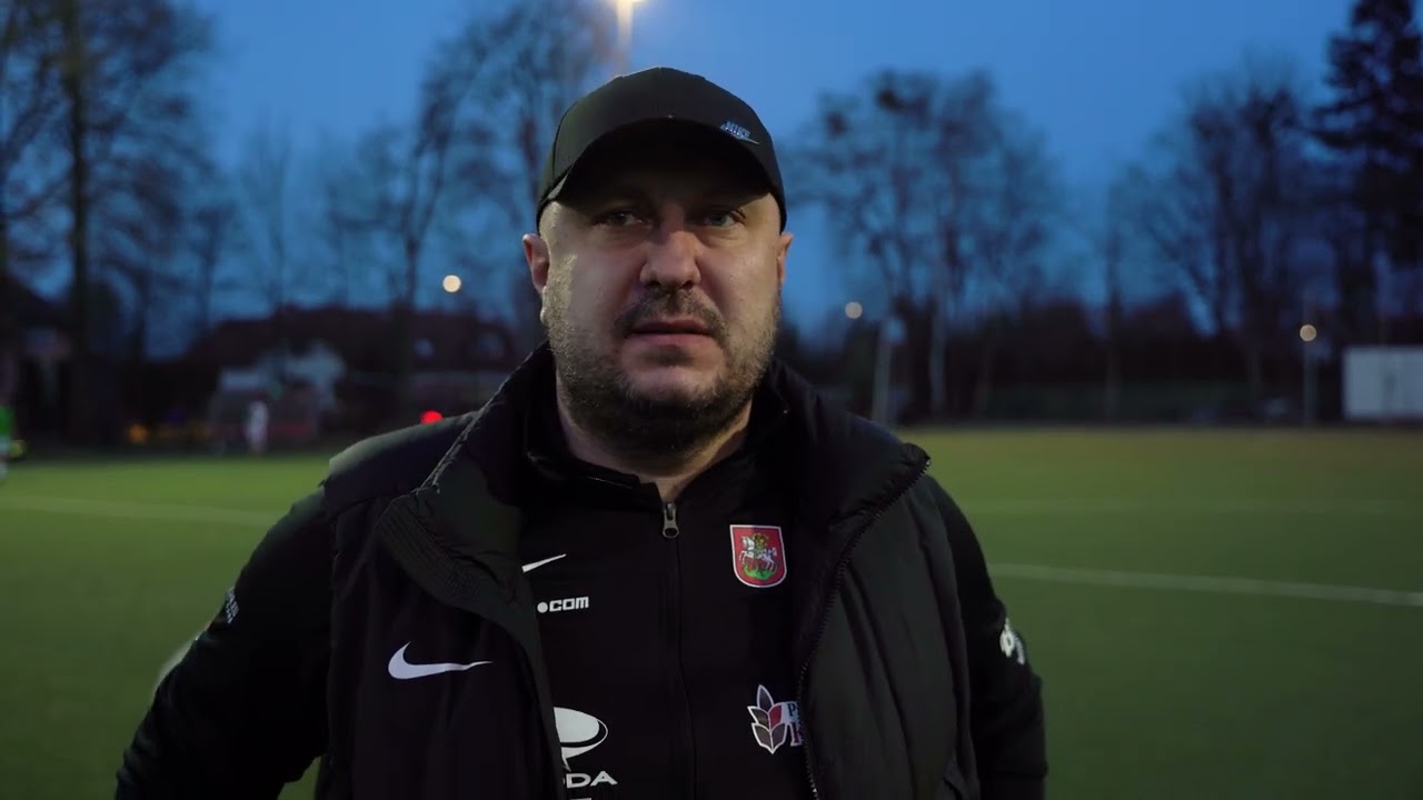 Trener Marek Śnieżawski po meczu GKS Stawiguda - Sokół Ostróda 4:0 (14.03.2026)