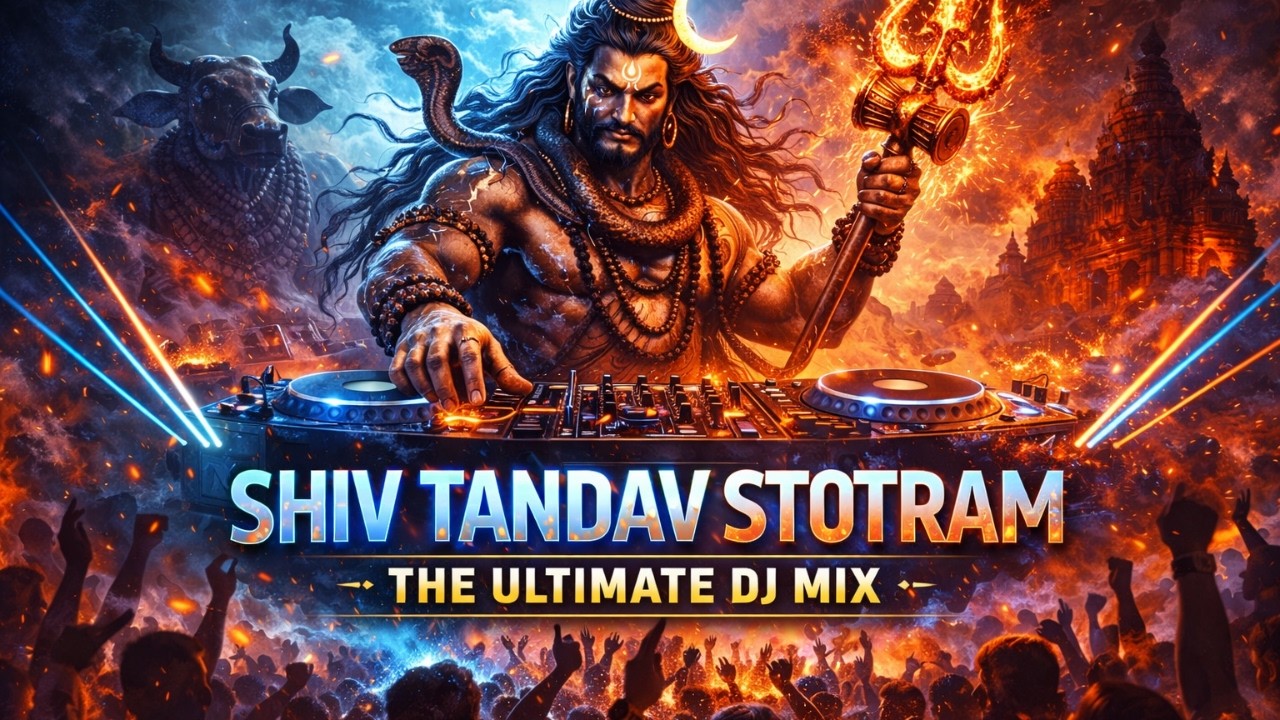 Shiv Tandav Stotram (Lyrical DJ Version) | Powerful Vedic Chants | Shivratri Special